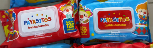 Toallitas Húmedas PAYASITOS